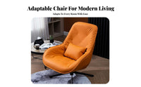 Nordic design Upholstered highspine winged Armchair Light Luxury highspine winged Armchair with Ottoman High rear Lounge Chair Ergonomic Design for Adults, Homeowners, Readers, Living Room, Bedroom, Balcony, perusing alcove