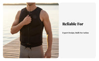 Secure Fit Adult Swim Vest Lightweight Design Adult Buoyancy Vest Sturdy Construction for Adults, Jet Skiing, Fishing, Swimming