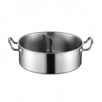 Stainless Steel Hot Pot Round Cookware Easy to Clean
