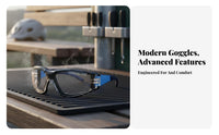 Wind Resistant Cycling Glasses Particles Resistant Anti-Fog Protect Ing Vision Wear Water-Resistant Goggles Curved Design