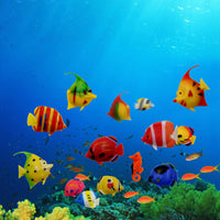 Floating Artificial Tropical Fish for Aquarium Decoration