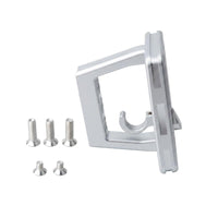 Folding Bike Front Carrier Block Lightweight Design Snout Mount Telescopic Latch Bike Bag Mounting Bracket for Cyclists