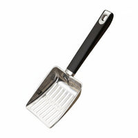 Easy to Clean Cat Litter Scoop Rust-Proof Stainless Steel Poop Scooper Efficient Sifting Metal Litter Sifter Long-Lasting