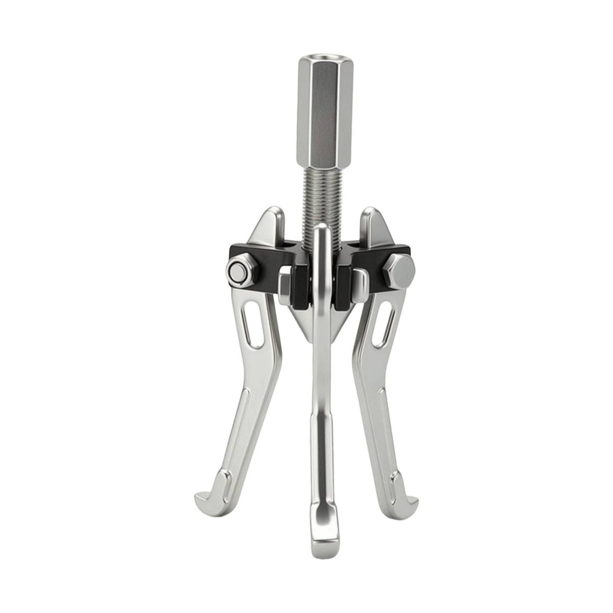 Silver-Finished Bearing Removal Tool Metal Bearing Puller Organized Portable for Mechanics, Technicians, DIYers, Automotive Repair, Workshops, Maintenance