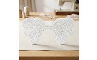 Three-Dimensional Butterfly Lace Applique Embroidered Butterfly Applique Transparent Embellishment Textured for Crafters, Costume Designers, Sewing Projects, Stage Costumes, Hat Making