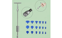 Heavy Duty Slide Hammer Ding Puller with Screw Tip Versatile Slide Hammer with T-Handle Ding Puller Metal for Garage
