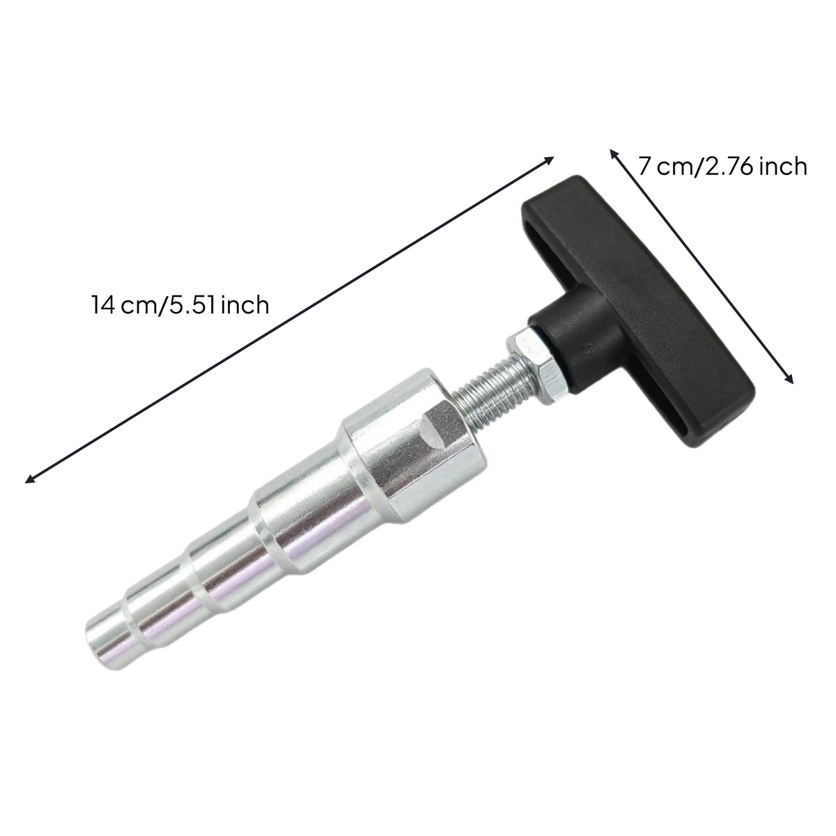 PVC Pipe Expander with T-Handle Full-Metal Manual Pipe Expansion Tool Compact Manual Tube Expander for Plumbers, Home Improvers, Plumbing