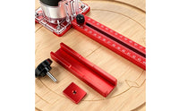 Star-Shaped Top Plate Router Circle Cutting Jig Aluminum Alloy Circle-Cutting Jig Detachable Adjustable Router Guide Removable Design