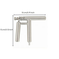Stainless Steel Beer Bottle Filler Accessory Dispensing Component Core Beer Barbed Connector Home Fermentation Dispenser