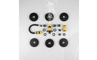 O-Ring Chassis Cleaner Flusher Kit High-Pressure Chassis Wash Kit Easy to Repair Vehicle Underbody Cleaner