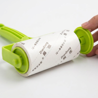 Dust Roller for Clothes Carpet Bed Cleaning, Refillable Hair Removal for Pet Owners, Replaceable Sticky with Sheets