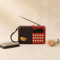 Numeric Keypad Portable Radio Telescopic Antenna Digital Radio Carrying Strap