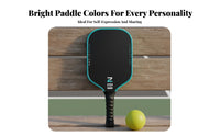Carbon Fiber Pickleball Paddle Large Sweet Area Carbon Fiber Pickleball Racket Textured Twist Paddle Abrasion Resistant