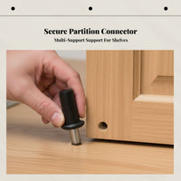 Plastic Flexible Central Axis Door Pin Furniture Connector Multi-Directional Cabinet Fitting