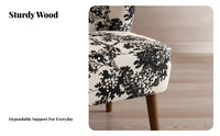 Wabi-Sabi Design Upholstered Single Armchair Vintage Design Luxuriously Cushioned Accent Chair Cozy Home Seating Soft Texture for Readers, Homeowners, Business Owners, Living Room, Balcony, Bedroom, Coffee Shop