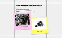 12V waterproof loud motorcycle horn