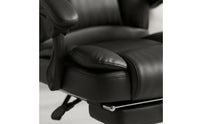 Reclining Office Chair High-Back Executive Chair with Footrest Ergonomic for Professionals, Esports Participants, Study Room