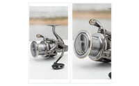 Streamlined Rotating Fishing Reel Large Rotating Reel Powerful Tackle Lightweight for Anglers