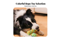 Teeth Cleaning Dog Rope Toy Long-Lasting Knotted Rope Dog Toy Chew-Resistant for Small to Large Size Category Dogs, Young Dogs, Chewing