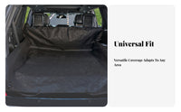 Non-Slip Cargo Liner Car Trunk Liner Mat Adjustable Straps Waterproof Trunk Mat Year-Round Vehicle Accessory