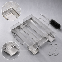 Stainless Steel Cold Smoke Generator BBQ Smoker Box for Bacon Meat Fish Outdoor Grilling