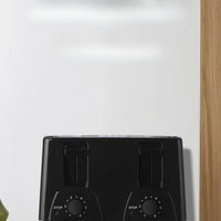Compact Two-Slot Toaster Glossy Countertop Toaster Space-Saving Appliance Modern for Kitchen