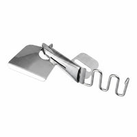 Easy Install Four Fold Binder Foot No Feed Dog Removal Double Fold Binder Compatible with Flat Bed Machines Sewing Machine Binding Attachment Clean Finish