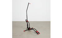 Space-Saving Upright Bike Stand Stable Two-Wheeler Parking Stand Vertical Floor Bike Rack Freestanding for Cyclists, Riders, Apartment
