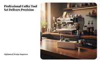 Sturdy ABS Construction Espresso Tamping Station Compact Size Portafilter Tamping Stand Easy to Clean for Home Baristas, Cafe