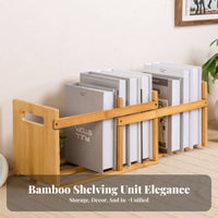 Expandable desktop organizer Multi-Functional Two-Piece expandableable Rack