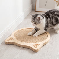 Wooden Cat Scratching Board Long-Lasting Cat Scratcher with Wood Frame