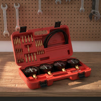Vacuum Carburetor Synchronizer Easy Reading Carburetor Synchronizer Heavy-Duty Vacuum Gauge Kit for Motorcycle Mechanics, Garage