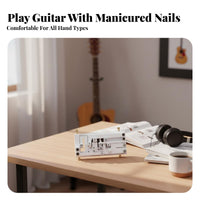 Easy To Use Single-Key Guitar Chord Helper Painless Playing Guitar Chord Helper Intuitive Fingering Display for Beginners, Kids, Self-Study