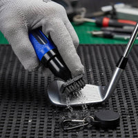 Press Type Water Spray Golf Brush Multi Function Golf Club Cleaning Brush Portable Sports Accessory Easy to Clean for Golfers, Driving Range