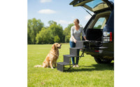 Dog Car Stairs Non-Slip Surface Foldable Pet Steps Easy to Clean for Bed, Sofa