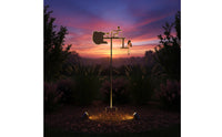 Metal Drummer Wind Sculpture Handmade Outdoor Decoration Unique Design for Yard