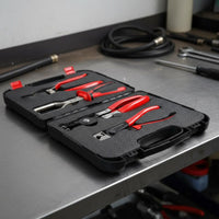 4 Pieces Car Water Tube Clamp Pliers Heavy Duty Automotive Hose Clamp Tool Kit Non-Slip Grip Automotive Coolant Hose Tool for Auto Repair Shop, Garage