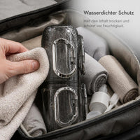 Portable Travel Toothbrush Holder and Mouthwash Cup Set