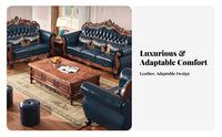 Navy Chesterfield Couch Luxury Design Tufted 3-Seater Chesterfield traditional design Sofa for Interior Designers, Homeowners, Lounge Area, Office, Bedroom