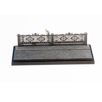 1/72 Scale Model Display Base with Cover Pre-Assembled Diorama Street Setting Detailed Miniature Display Base Realistic for Hobbyists