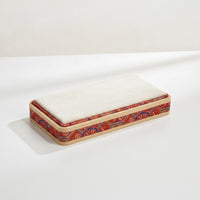 Jewelry Display Tray Velvet Jewelry Tray with Fabric Top for Vanity