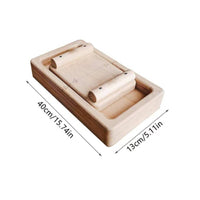 Solid Wood Arm Wrestling Training Board Portable Finger and Wrist Strengthener Long-Lasting for Athletes, Climbers, Home, Gym