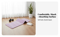 Non-Slip Foldable Exercise Mat Shock Absorption Folding Exercise Mat Thickened Quiet for Home Use, Gym