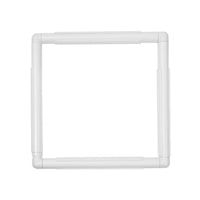 Square Embroidery Frame Plastic Cross-Stitch Frame Lightweight Holder Adjustable for Crafters, Punch Needle