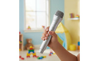 Silvery-Looking Voice Amplifier Toy with Switch Realistic Handheld Toy Voice Amplifier Plastic Drop-Resistant for Children, Toddlers, Pretend Play