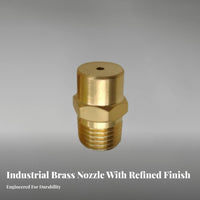 Brass Solid Cone Nozzle Versatile High Pressure Spray Nozzle Resistant High Pressure Spray Head for Farmers, Humidification, Irrigation