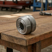 Heavy-Duty Clutch Sleeve with Splined Bore Machined Truck Clutch Sleeve Cylindrical for Mechanics, Drivetrain Maintenance