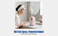 Facial Steamer, Nano Mist Hydration Device, Home Steam, Deep Moisturizing, Hot Mist, Pore Care