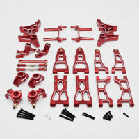 Metal Anodized Chassis Support Parts Kit Rod Set for 1/12 UD1201 UD1202 -12PRO