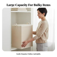 closureed Quilt Bag Large Capacity closureed Storage Tote Foldable for Families